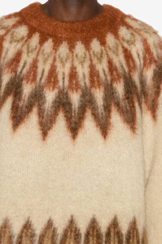 Nicolas Mohair Fair Isle-mønstret sweater