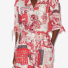 Niely Playsuit i bomuldsvoile med print