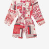 Niely Playsuit i bomuldsvoile med print