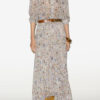 Noeline Bluse i crepe med print