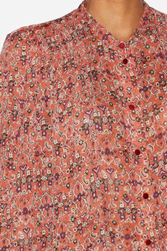 Noeline Bluse i crepe med print