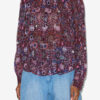 Noeline Bluse i crepe med print