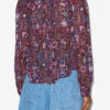 Noeline Bluse i crepe med print
