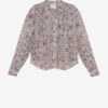 Noeline Bluse i crepe med print