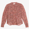 Noeline Bluse i crepe med print