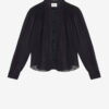 Noeline Bluse i crepe med print