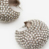 Nyd Rhinestone Hoop øreringe