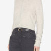 Oaka Cardigan i ensfarvet alpaca-strik Oaka Cardigan i ensfarvet alpaca-strik