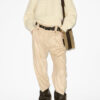 Obrero kort kabelstrikket sweater