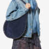 Oskan Hobo Soft Zip ruskindskalveskindshåndtaske Oskan Hobo Soft Zip ruskindskalveskindshåndtaske