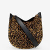 Oskan Soft taske i “Pony”-stil læder med leopardprint