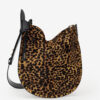 Oskan Soft taske i “Pony”-stil læder med leopardprint