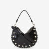 Oskan Soft Zip-taske i studdet oksehud
