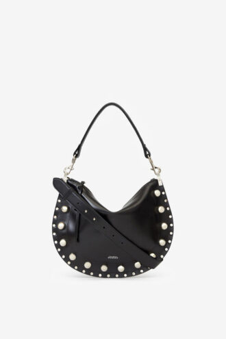 Oskan Soft Zip-taske i studdet oksehud
