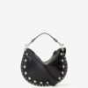 Oskan Soft Zip-taske i studdet oksehud