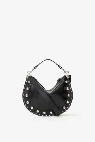 Oskan Soft Zip-taske i studdet oksehud