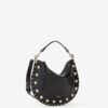Oskan Soft Zip-taske i studdet oksehud