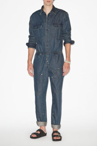 Otilie Letvægts denim jumpsuit