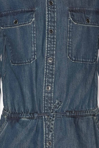 Otilie Letvægts denim jumpsuit
