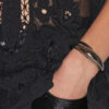 Oyan læderarmbånd med oversized perle