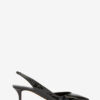Padim højhælede slingback-pumps i laklæder