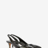Padim højhælede slingback-pumps i laklæder