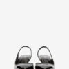 Padim højhælede slingback-pumps i laklæder