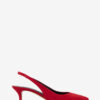 Padim højhælede slingback-pumps i ruskind