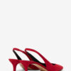 Padim højhælede slingback-pumps i ruskind