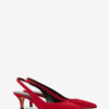 Padim højhælede slingback-pumps i ruskind