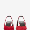Padim højhælede slingback-pumps i ruskind