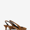 Padim slingback-pumps i leopardmocka Padim slingback-pumps i leopardmocka