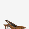 Padim slingback-pumps i leopardmocka Padim slingback-pumps i leopardmocka