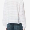 Peline bomuldsbluse med blomsterblonder