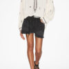 Pelson Broderet gaze-bluse Pelson Broderet gaze-bluse