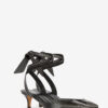Pilvee højhælede slingback-pumps i kalveskind med nitter Pilvee højhælede slingback-pumps i kalveskind med nitter