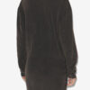 Pipper draperet jersey-sweatshirtkjole Pipper draperet jersey-sweatshirtkjole