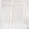 Plalia rynket bomuldsvoile bluse