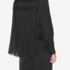 Plalia rynket bomuldsvoile bluse