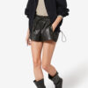 Plume kort chambray-jakke