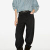Plume kort chambray-jakke