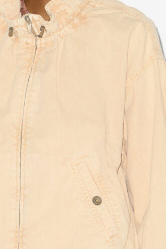 Plume kort chambray-jakke
