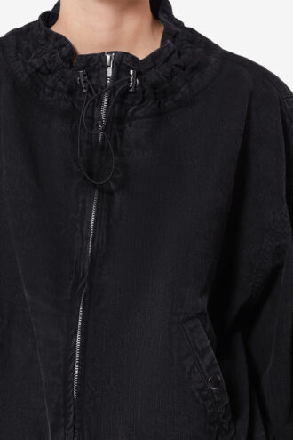 Plume kort chambray-jakke