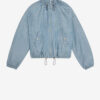 Plume kort chambray-jakke