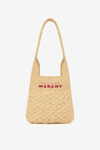 Praia lille raffia-taske