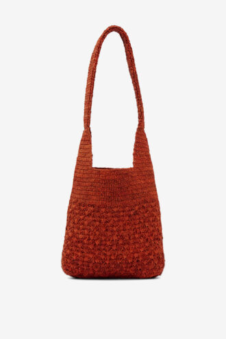Praia lille raffia-taske