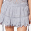 Puria korte bomulds- og blomsterblonder-skort Puria korte bomulds- og blomsterblonder-skort
