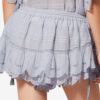 Puria korte bomulds- og blomsterblonder-skort Puria korte bomulds- og blomsterblonder-skort