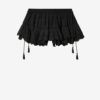 Puria korte bomuldsshorts med broderi