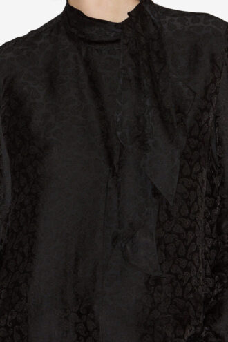 Raphaella silke-jacquardbluse